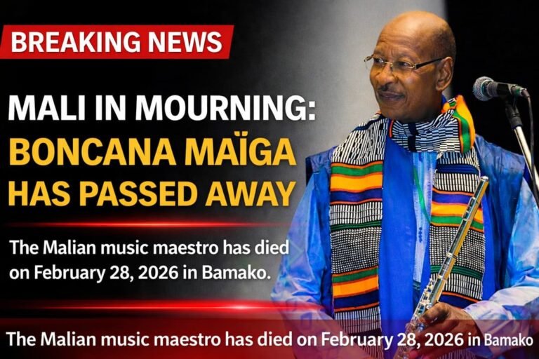 Boncana Maïga, Malian flutist, composer, and orchestra conductor, who died in Bamako in 2026