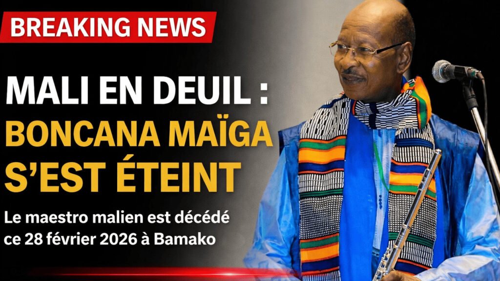 Boncana Maïga, musicien, flûtiste et chef d’orchestre malien