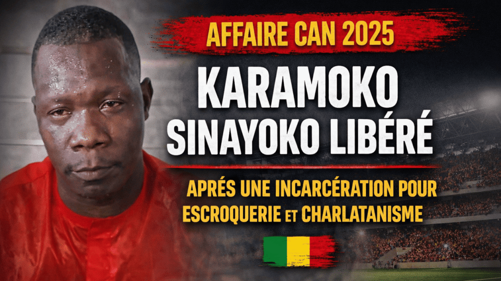 Arrêté en janvier 2026 pour escroquerie présumée liée à des promesses mystiques autour de la CAN 2025, Karamoko Sinayoko a été libéré le 26 février 2026 après plusieurs semaines de détention.