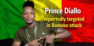 Malian artist Prince Diallo reportedly targeted in Bamako shooting Malian singer Prince Diallo portrait breaking news Bamako attack February 2026