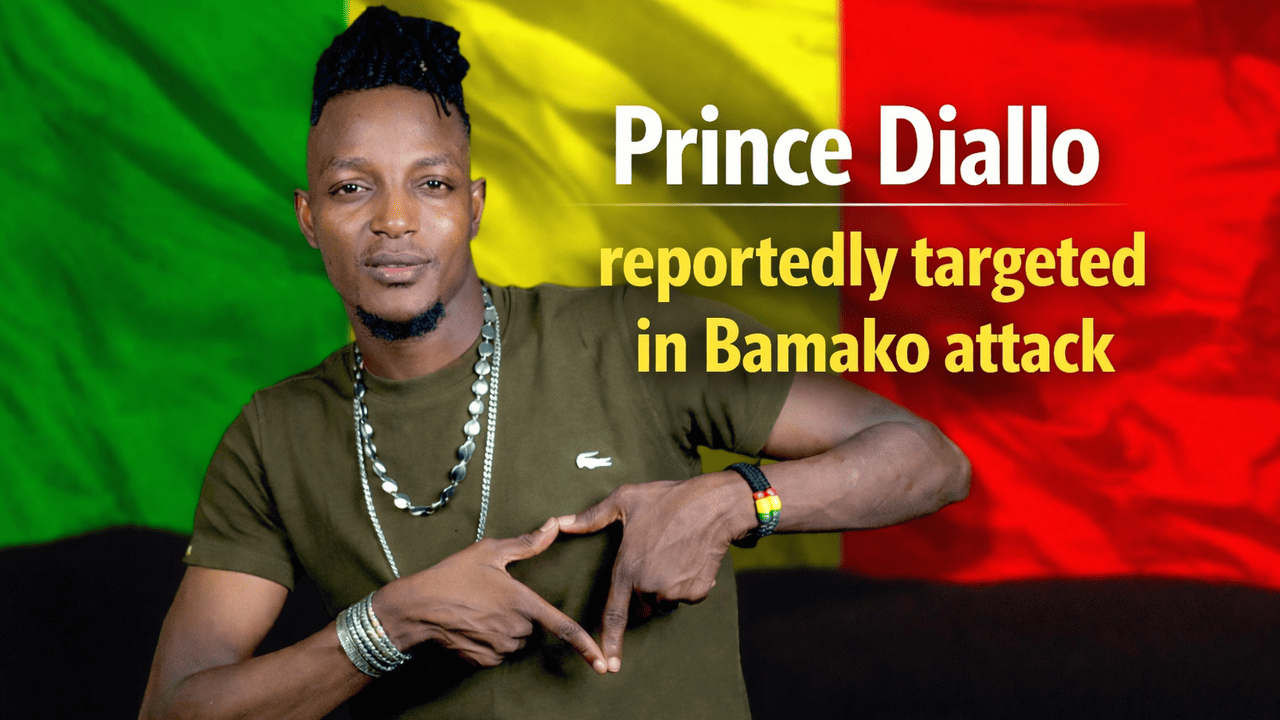 Malian singer Prince Diallo portrait breaking news Bamako attack February 2026