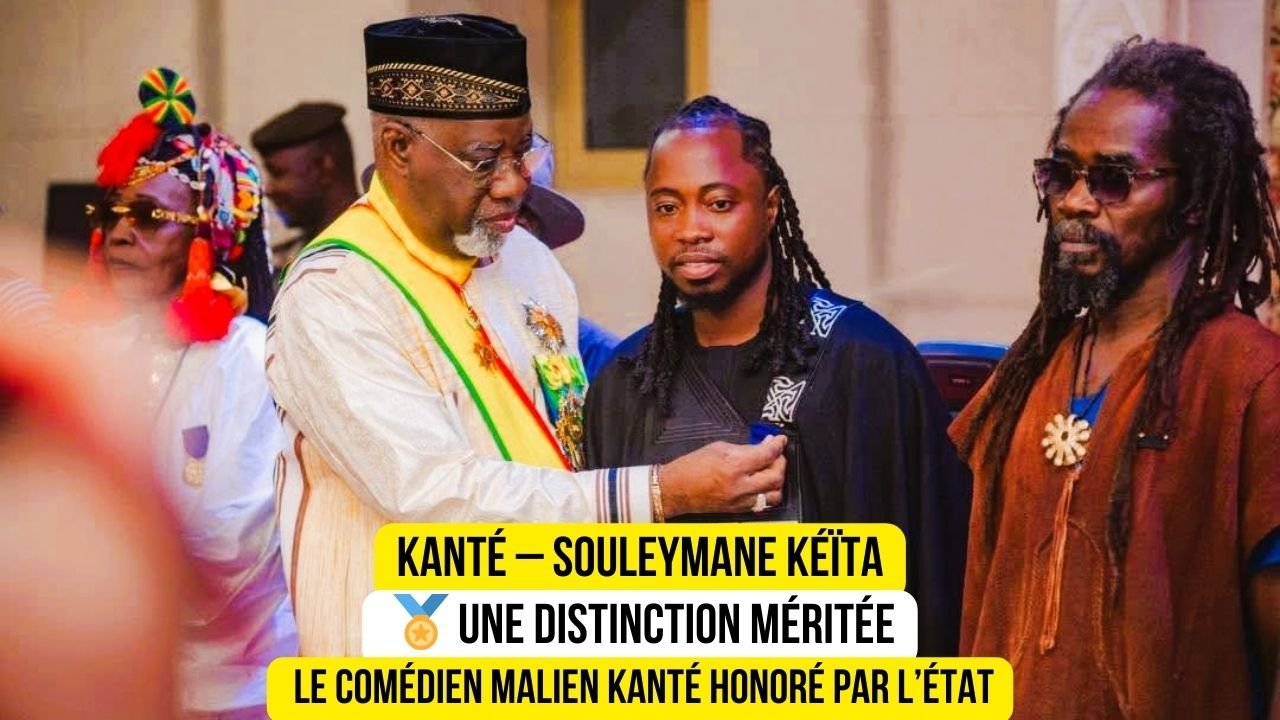 Le comédien malien Kanté reçoit la médaille du Mérite des Arts et de la Culture