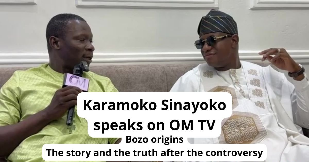 Karamoko Sinayoko interviewed on OM TV during the Soun Tikaih Baro Ramadan program